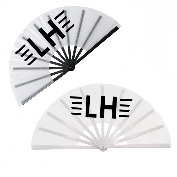 13-Inch Customizable Folding Polyester Fan