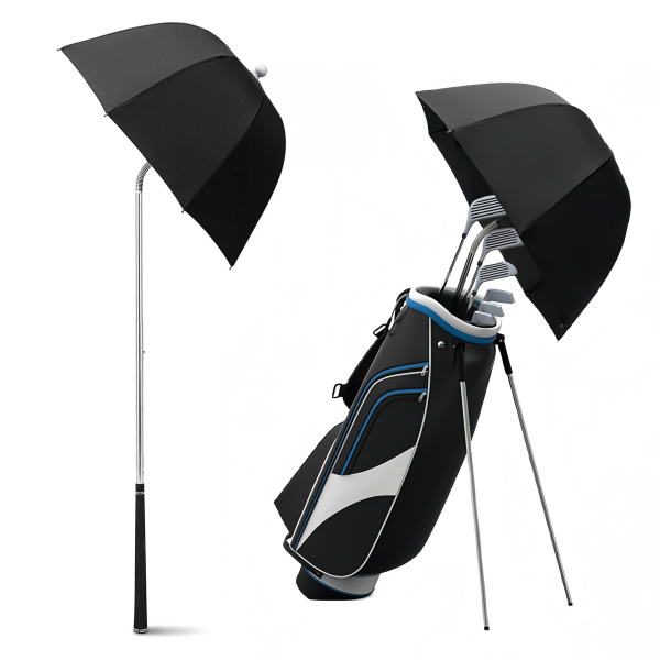 Dual-Purpose Golf Club-Handle Umbrella with Large Canopy - Image 2