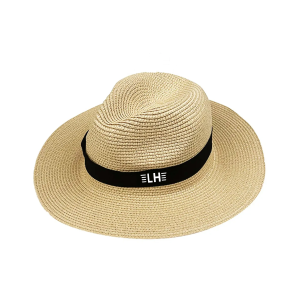 Handcrafted Straw Sun Hat with Adjustable Fit