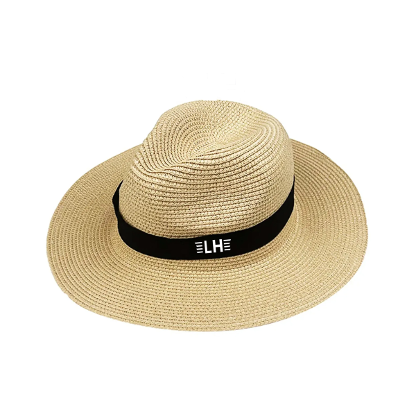 Handcrafted Straw Sun Hat with Adjustable Fit