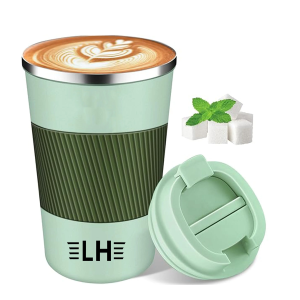 12 oz Stainless Steel Insulated Travel Mug with Secure Lid
