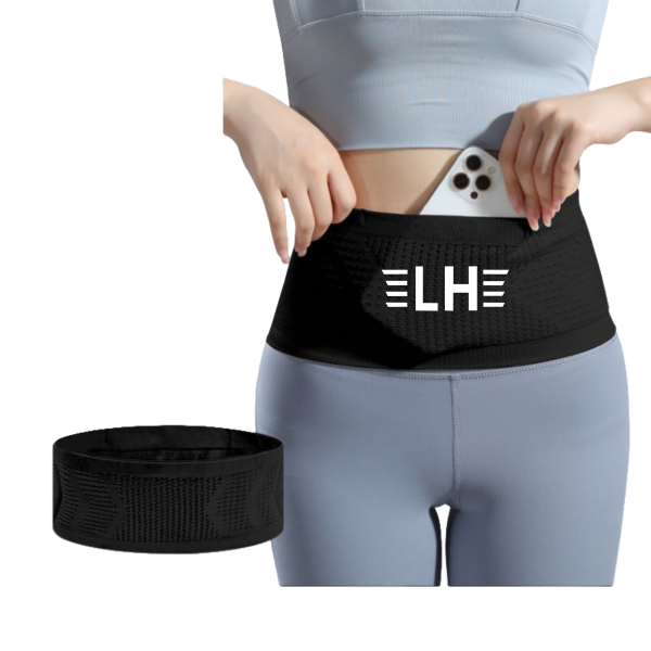 Slim Fit Breathable Knit Waist Pouch