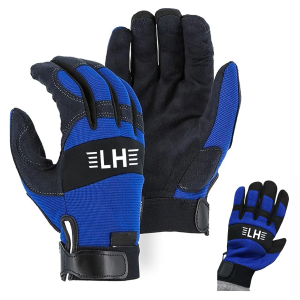 Durable Synthetic Work Gloves with Adjustable Fit